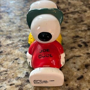 Joe Cool Snoopy Figurine - Red and Green 1958
